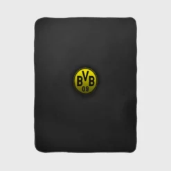 Borussia Dortmund Absolutely Stunning Logo Fleece Blanket 1