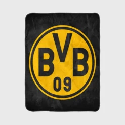 Borussia Dortmund BVB Club Yello Logo Fleece Blanket 1