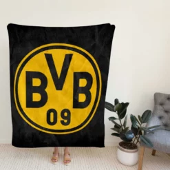 Borussia Dortmund BVB Club Yello Logo Fleece Blanket