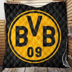 Borussia Dortmund BVB Club Yello Logo Quilt Blanket