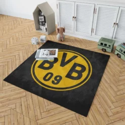 Borussia Dortmund BVB Club Yello Logo Rug 1