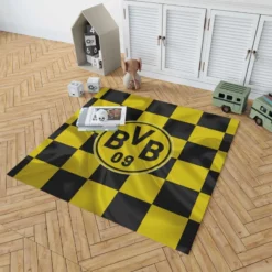 Borussia Dortmund BVB Excellent Football Club Rug 1