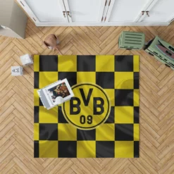Borussia Dortmund BVB Excellent Football Club Rug