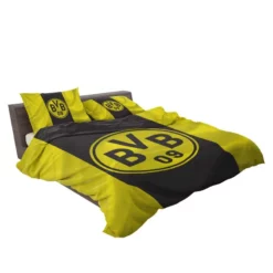 Borussia Dortmund BVB Football Club Logo Bedding Set 2