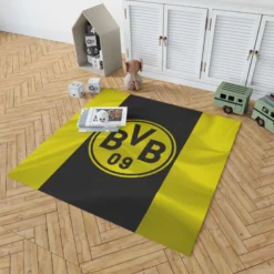 Borussia Dortmund BVB Football Club Logo Rug 1