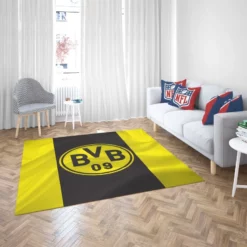 Borussia Dortmund BVB Football Club Logo Rug 2