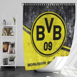 Borussia Dortmund BVB Football Club Shower Curtain