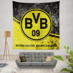 Borussia Dortmund BVB Football Club Tapestry