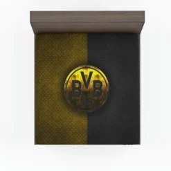 Borussia Dortmund BVB Powerful German Football Club Fitted Sheet