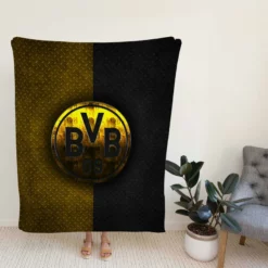 Borussia Dortmund BVB Powerful German Football Club Fleece Blanket