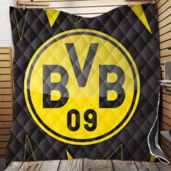 Borussia Dortmund Classic BVB Football Team Quilt Blanket