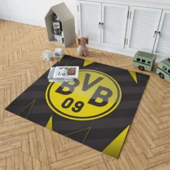 Borussia Dortmund Classic BVB Football Team Rug 1