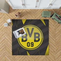 Borussia Dortmund Classic BVB Football Team Rug