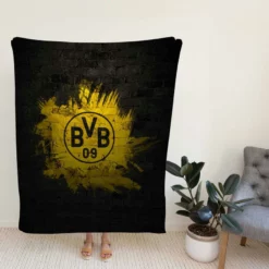 Borussia Dortmund Energetic German BVB Club Fleece Blanket