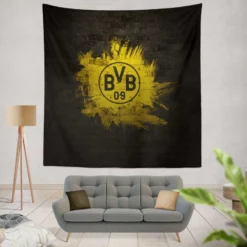 Borussia Dortmund Energetic German BVB Club Tapestry