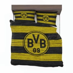 Borussia Dortmund Famous German Football Club Logo Bedding Set 1