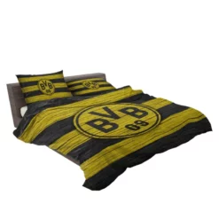 Borussia Dortmund Famous German Football Club Logo Bedding Set 2