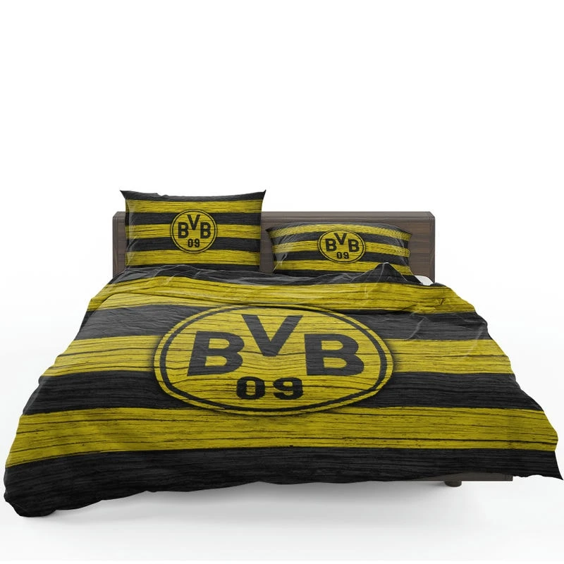 Borussia Dortmund Famous German Football Club Logo Bedding Set