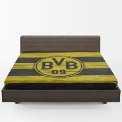 Borussia Dortmund Famous German Football Club Logo Fitted Sheet 1