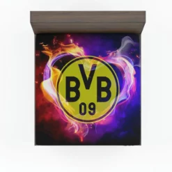 Borussia Dortmund Luxurious Home Decor Fitted Sheet