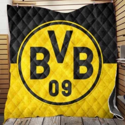 Borussia Dortmund North Rhine Westphalia Logo Quilt Blanket