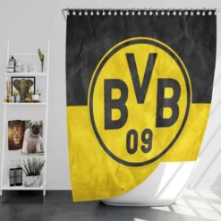 Borussia Dortmund North Rhine Westphalia Logo Shower Curtain