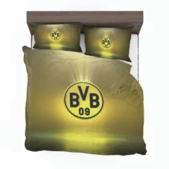 Borussia Dortmund Premier League Team Logo Bedding Set 1