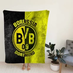 Borussia Dortmund Soccer Club Fleece Blanket
