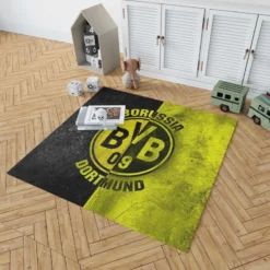 Borussia Dortmund Soccer Club Rug 1