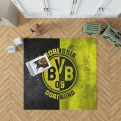 Borussia Dortmund Soccer Club Rug