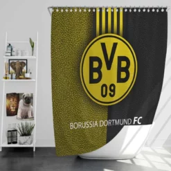 Borussia Dortmund Top Ranked BVB Club Shower Curtain
