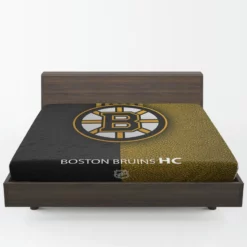 Boston Bruins Excellent NHL Ice Hockey Team America Fitted Sheet 1