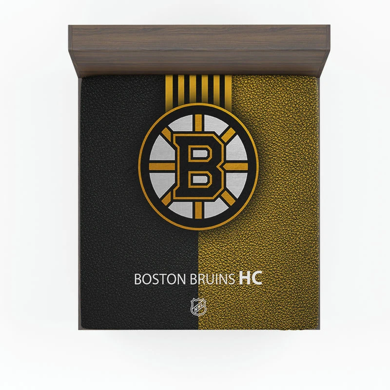 Boston Bruins Excellent NHL Ice Hockey Team America Fitted Sheet