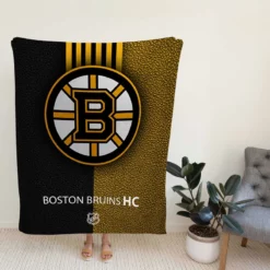 Boston Bruins Excellent NHL Ice Hockey Team America Fleece Blanket