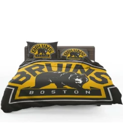 Boston Bruins Popular NHL Ice Hockey Team Bedding Set