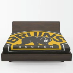 Boston Bruins Popular NHL Ice Hockey Team Fitted Sheet 1