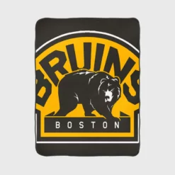 Boston Bruins Popular NHL Ice Hockey Team Fleece Blanket 1