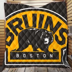 Boston Bruins Popular NHL Ice Hockey Team Quilt Blanket