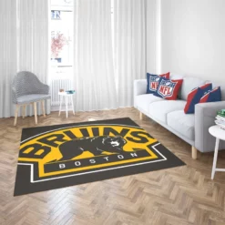 Boston Bruins Popular NHL Ice Hockey Team Rug 2