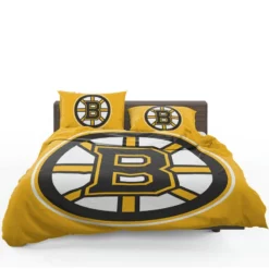 Boston Bruins Professional NHL Ice Hockey Team Bedding Set