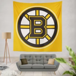 Boston Bruins Professional NHL Ice Hockey Team Tapestry