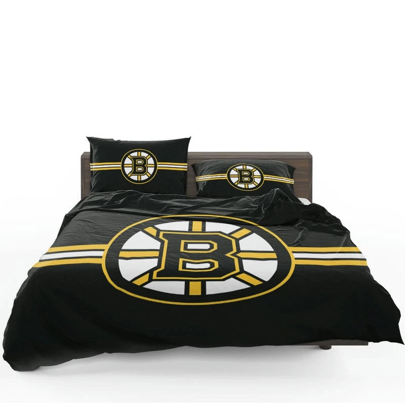 Boston Bruins Top Ranked NHL Ice Hockey Team Bedding Set