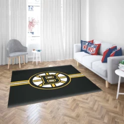 Boston Bruins Top Ranked NHL Ice Hockey Team Rug 2