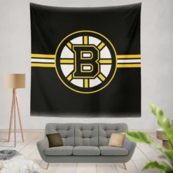Boston Bruins Top Ranked NHL Ice Hockey Team Tapestry