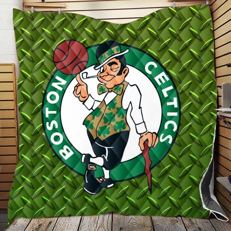 Boston Celtics Classic Basketball Team Quilt Blanket