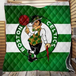 Boston Celtics Energetic NBA Basketball Club Quilt Blanket