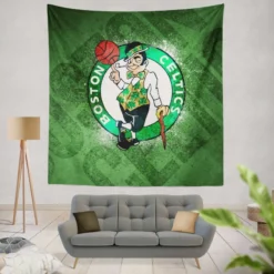 Boston Celtics Excellent NBA Basketball Club Tapestry