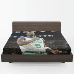Boston Celtics Kevin Garnett NBA Basketball Club Fitted Sheet 1