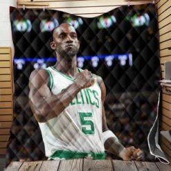 Boston Celtics Kevin Garnett NBA Basketball Club Quilt Blanket