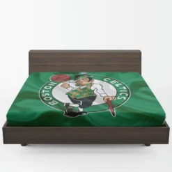 Boston Celtics NBA Basketball Club Logo Fitted Sheet 1
